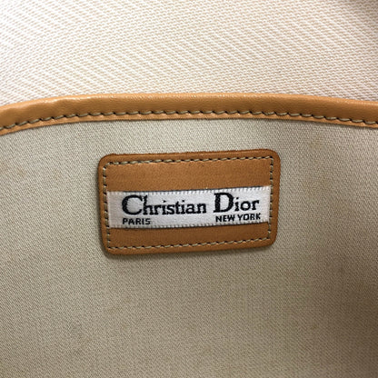 Christian Dior Logo Shoulder bag White Vintage xi7jwf