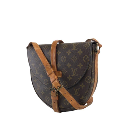 LOUIS VUITTON Monogram Shoulder bag Brown Vintage xkb6gk