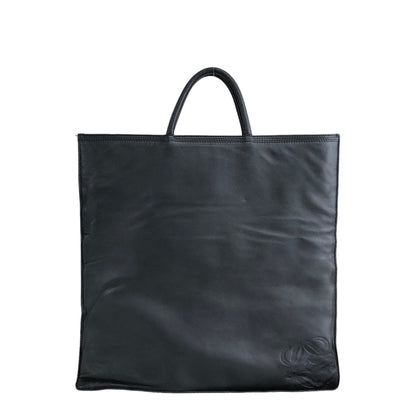 LOEWE Anagram Handbag Totebag Black Vintage tfbuw8