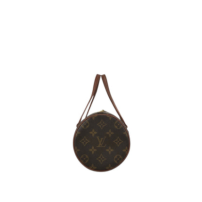 LOUIS VUITTON Monogram Handbag Brown M51366 Vintage ccsv2b