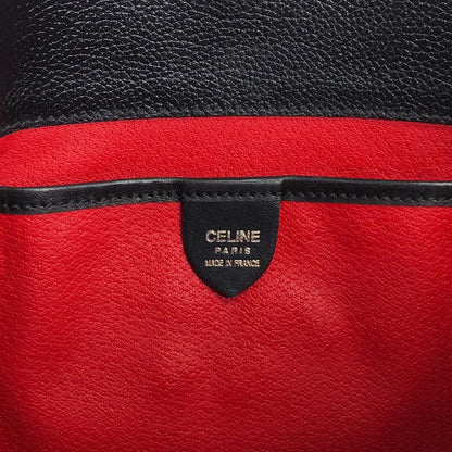 CELINE Toggle Clasp Handbag Totebag Black Vintage vaw4nd