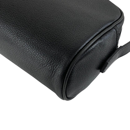 Yves Saint Laurent YSL Logo Shoulder bag Black Vintage fbers6