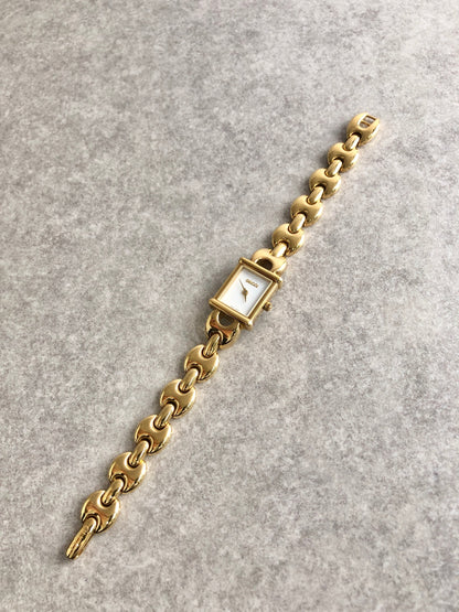 GUCCI Quartz Watch Gold 1800L Vintage c8zruy