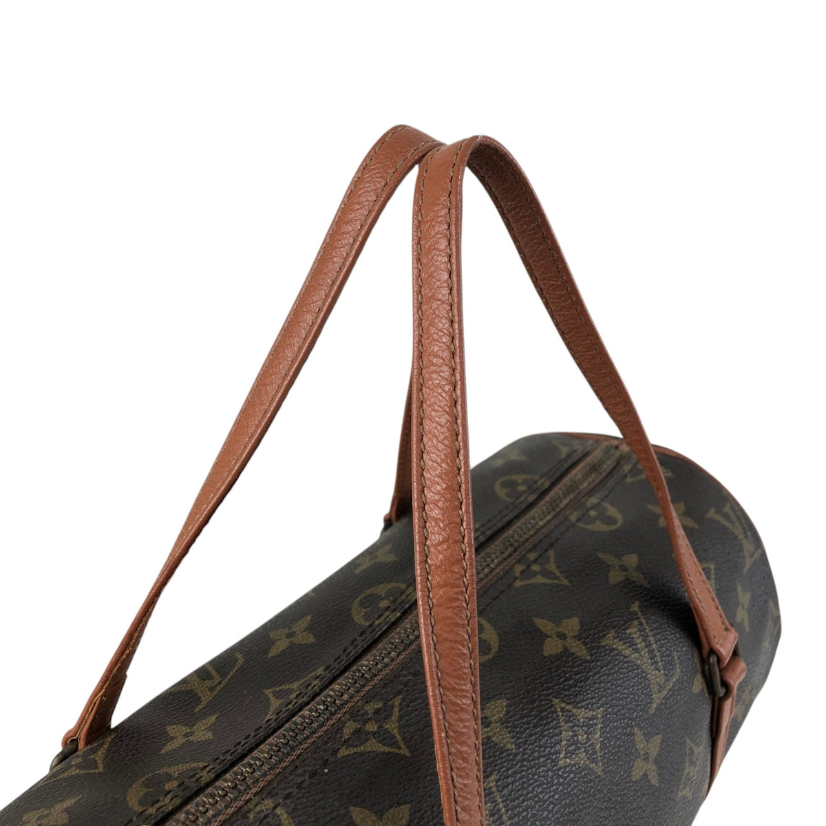 LOUIS VUITTON Monogram Handbag Brown M51386 Vintage v8pnbm