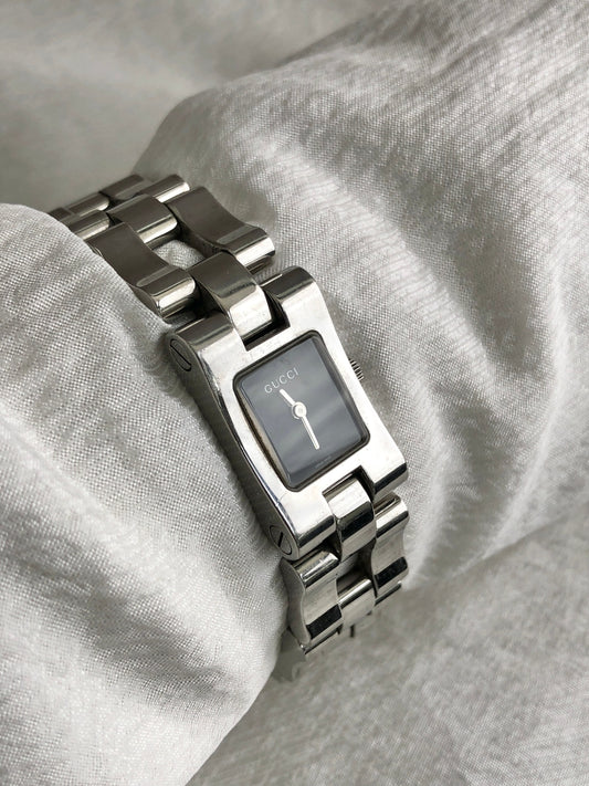 GUCCI Quartz Watch Silver 2305L Vintage b3kz6g