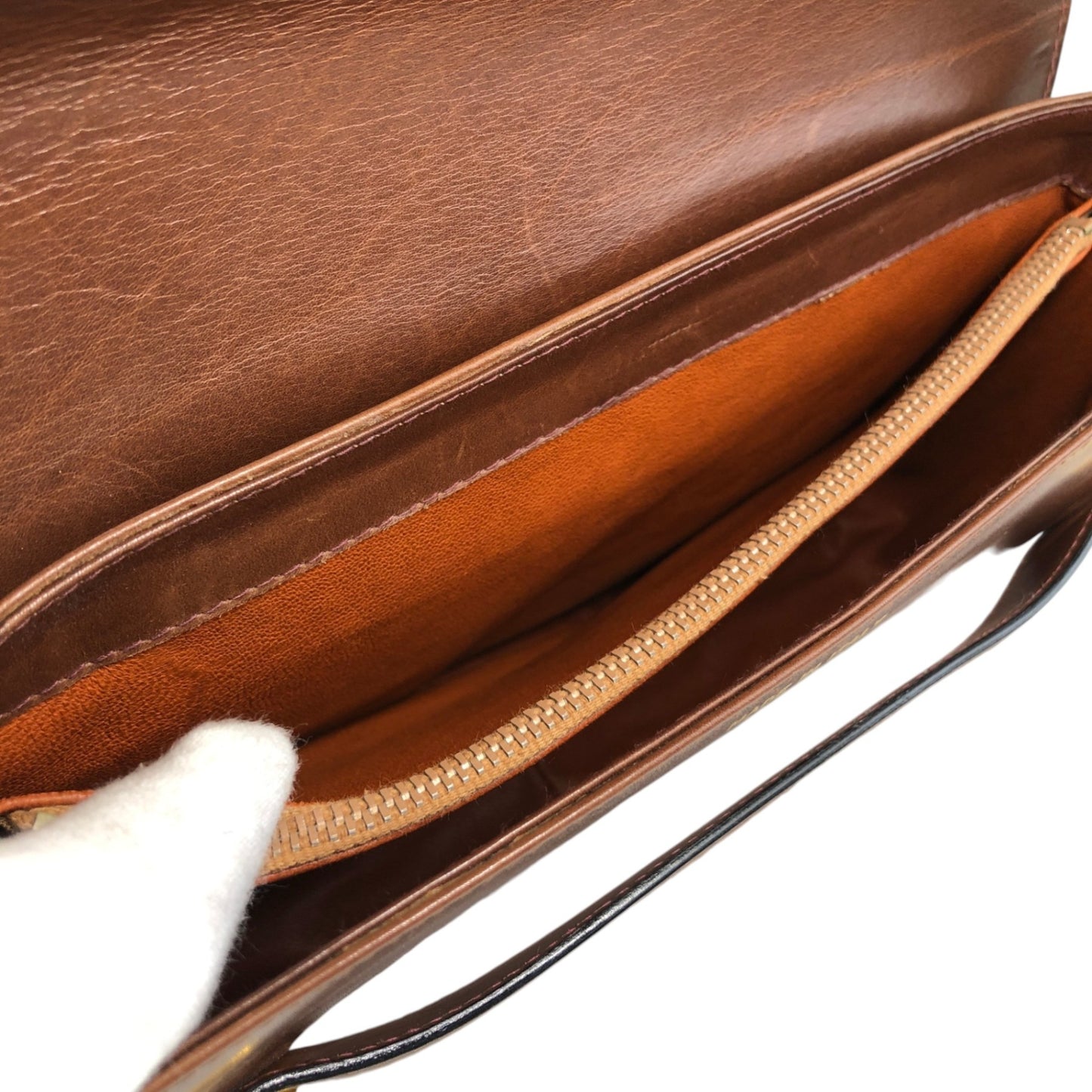 CELINE Horse Carriage Shoulder bag Brown Vintage ggiycy