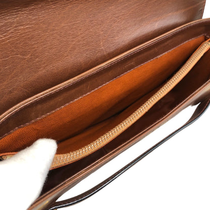 CELINE Horse Carriage Shoulder bag Brown Vintage ggiycy