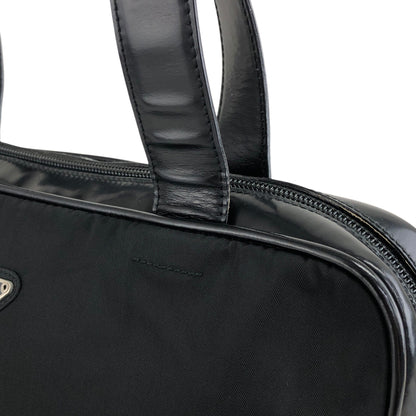 PRADA Triangle Logo Padlock Totebag Black Vintage 5g8nni