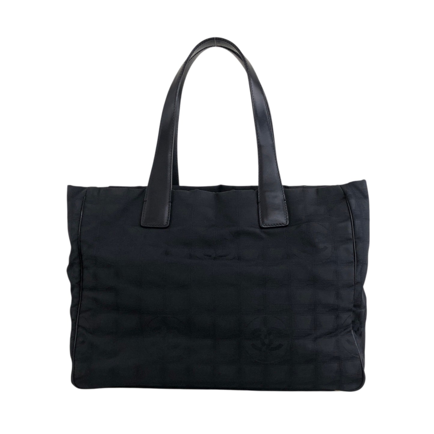 CHANEL New Travel Line Totebag Black Vintage 37n7zy