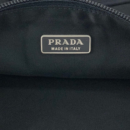 PRADA Tessuto Triangle Logo Small Handbag Black Vintage 7u2u85