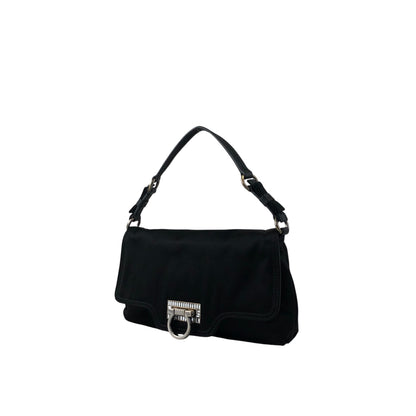 Salvatore Ferragamo Gancini Handbag Brown Vintage 5bhg4h