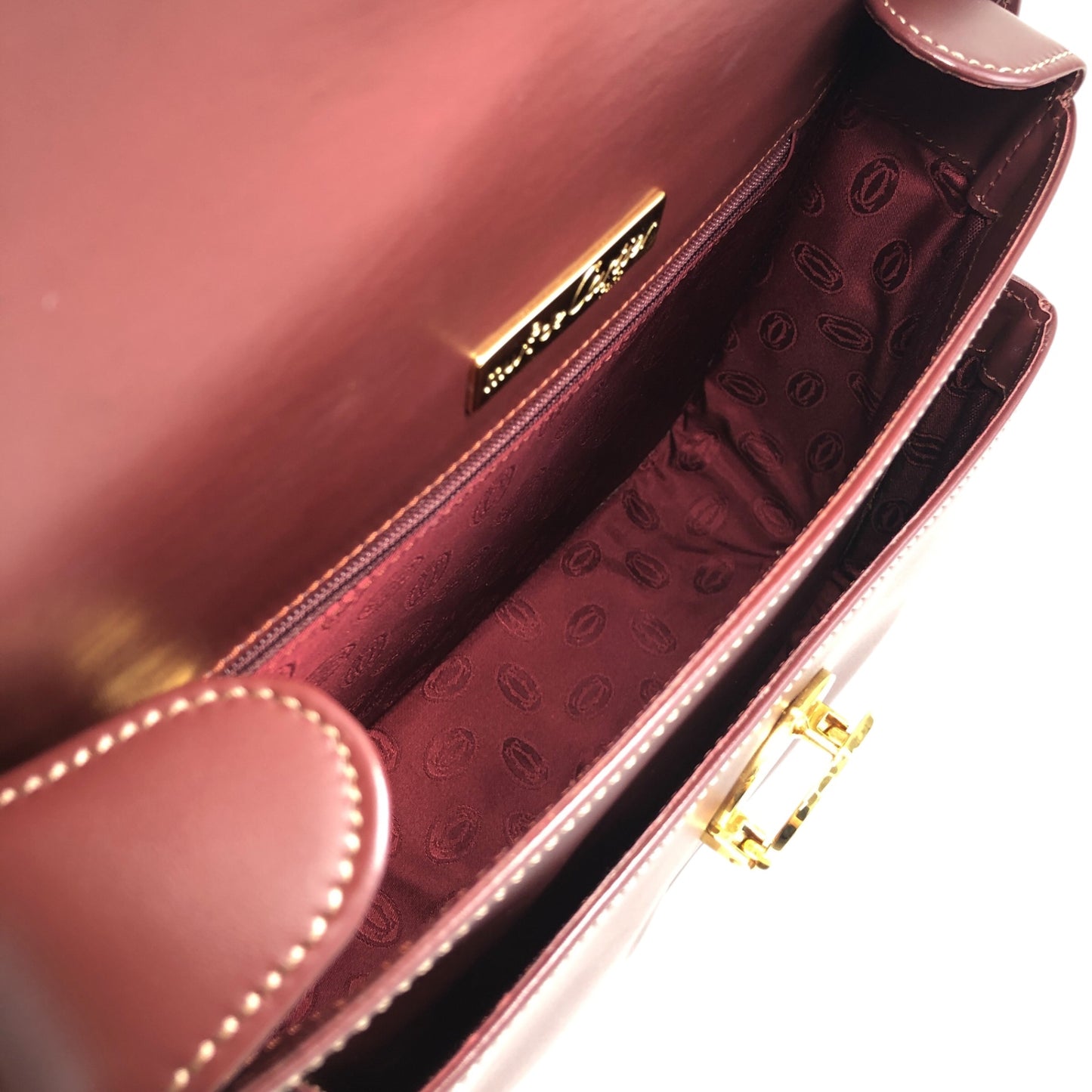 Cartier Shoulder bag Bordeaux Vintage whmhpm