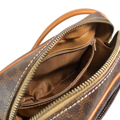 CELINE Macadam Shoulder bag Brown Vintage 6yth7d