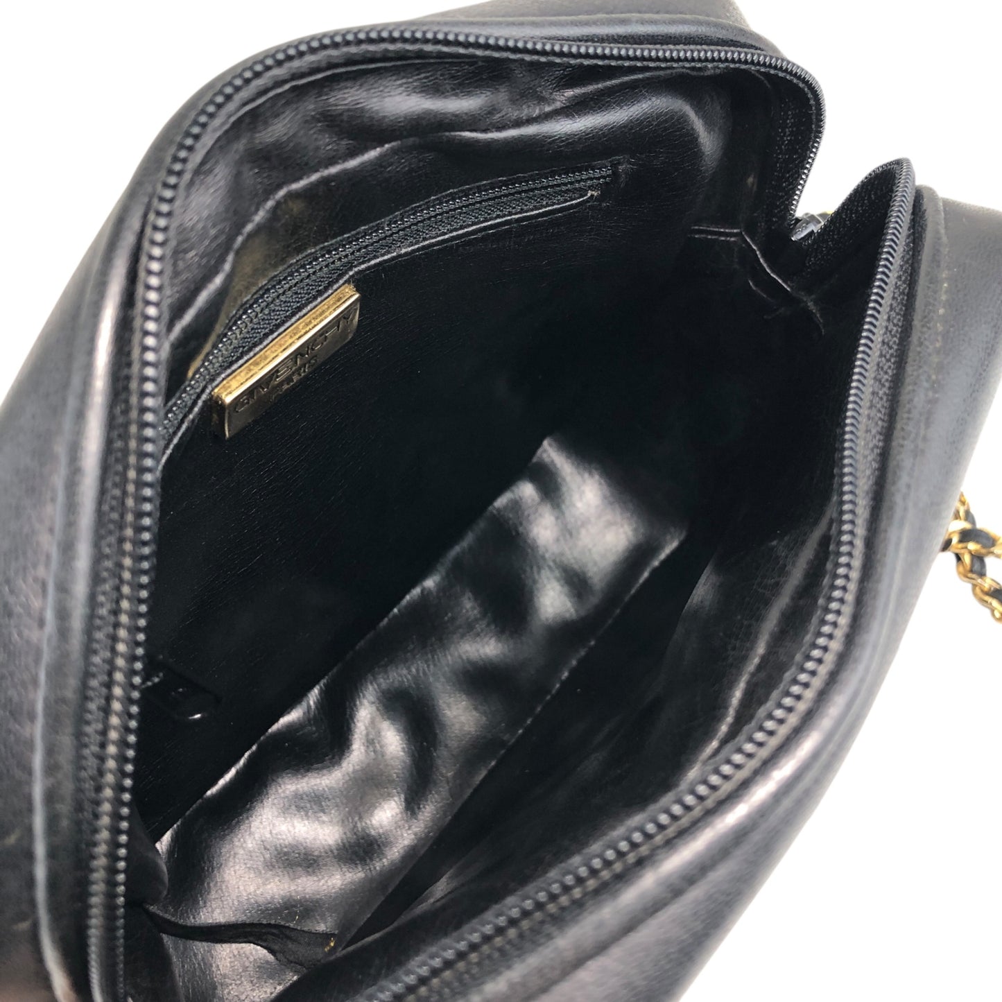 GIVENCHY Chain Shoulder bag Black Vintage miazi8