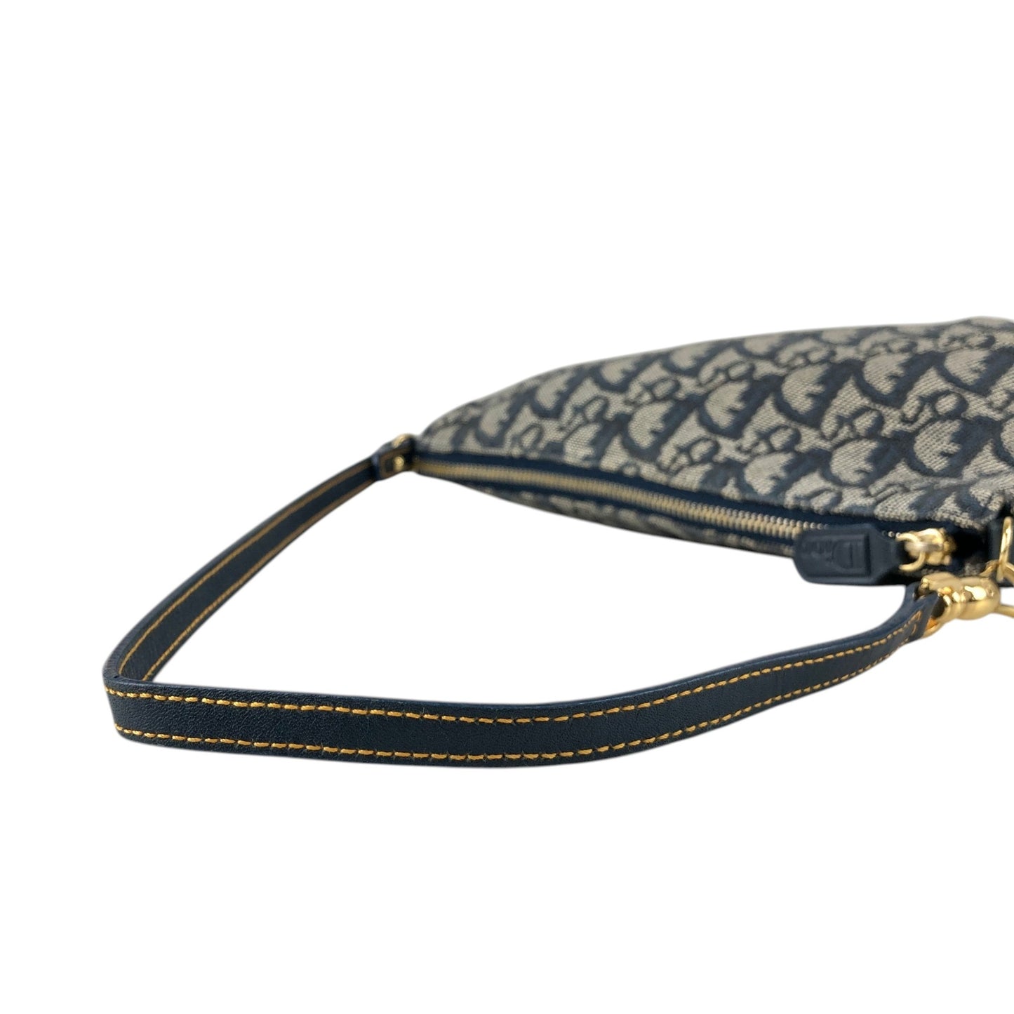 Christian Dior Trotter Small Handbag Shoulder bag Navy Vintage szr3xn