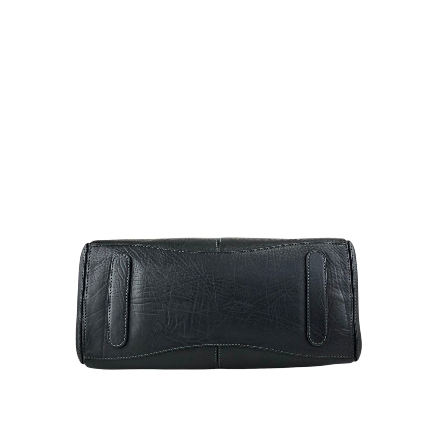 CELINE Logo Small Boston bag Handbag Black Vintage gh4sw6