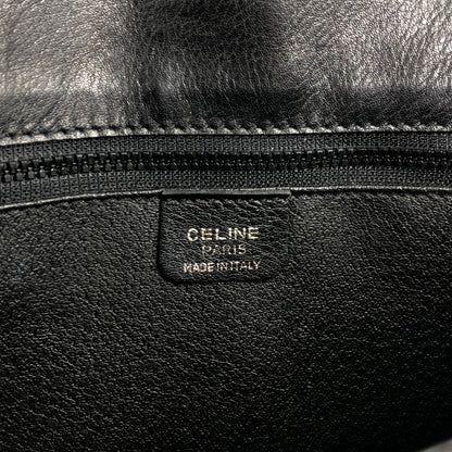 CELINE Gancini Crossbody Shoulder bag Black Vintage pdxcg6