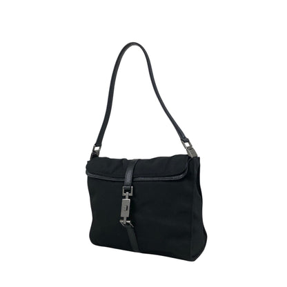 GUCCI Jackie Shoulder bag Black Vintage vunix3