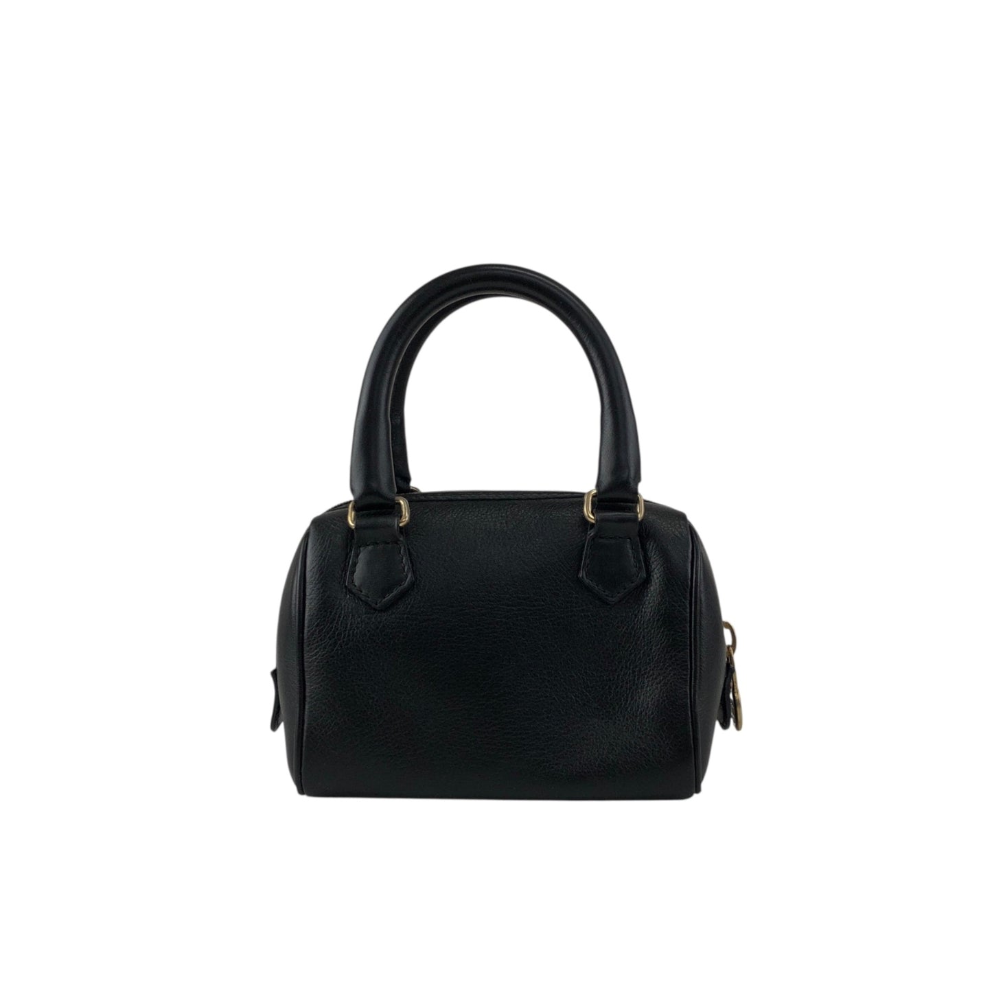 CELINE Two-way Small Handbag Shoulder bag Black Vintage tdajcw