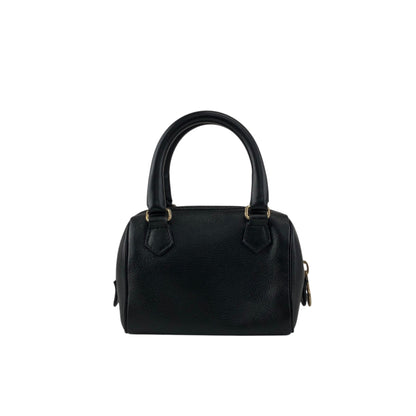 CELINE Two-way Small Handbag Shoulder bag Black Vintage tdajcw