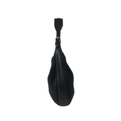 Christian Dior CD Logo Shoulder bag Hobobag Black Vintage psjdu3