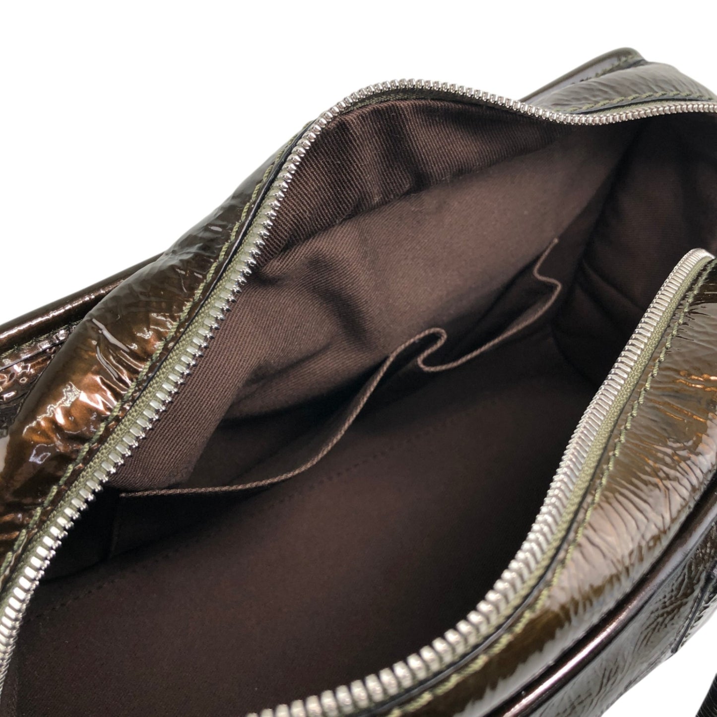 LOEWE Amazona28 Anagram Handbag Brown Vintage j8tjia