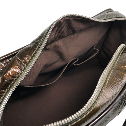 LOEWE Amazona28 Anagram Handbag Brown Vintage j8tjia
