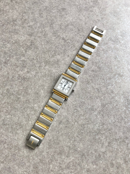 Yves Saint Laurent Quartz Watch Silver Vintage 4625-E68621 TA b22nty