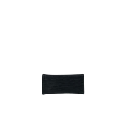 FENDI Logo Embossed Small Handle Black Vintage p2sp67