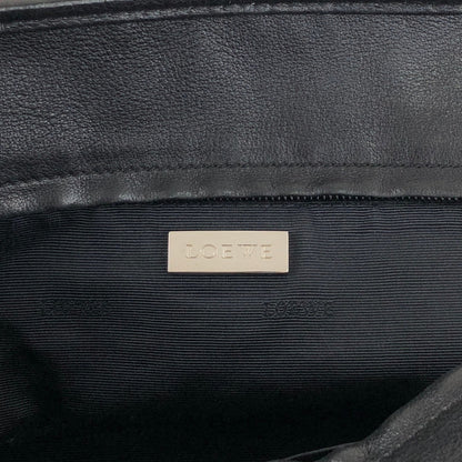 LOEWE Amazona36 Anagram Small Boston bag Handbag Black Vintage gc7zrx