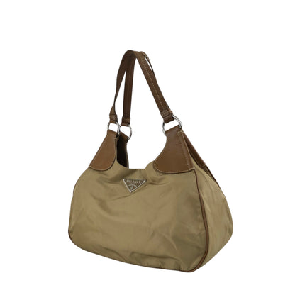PRADA Triangle Logo Shoulder bag Beige,Camel Vintage yiub4m