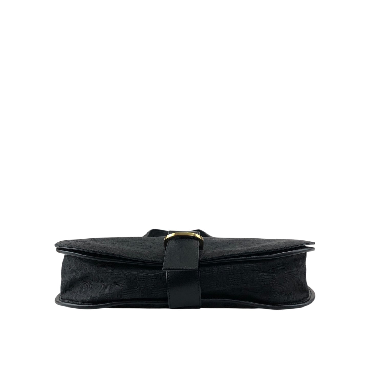 GUCCI GG Canvas Shoulder bag Black Vintage p4jxj7