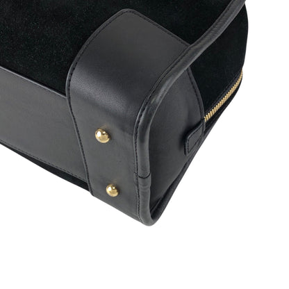 LOEWE Amazona28 Anagram Small Boston bag Handbag Black Vintage hf8cwp