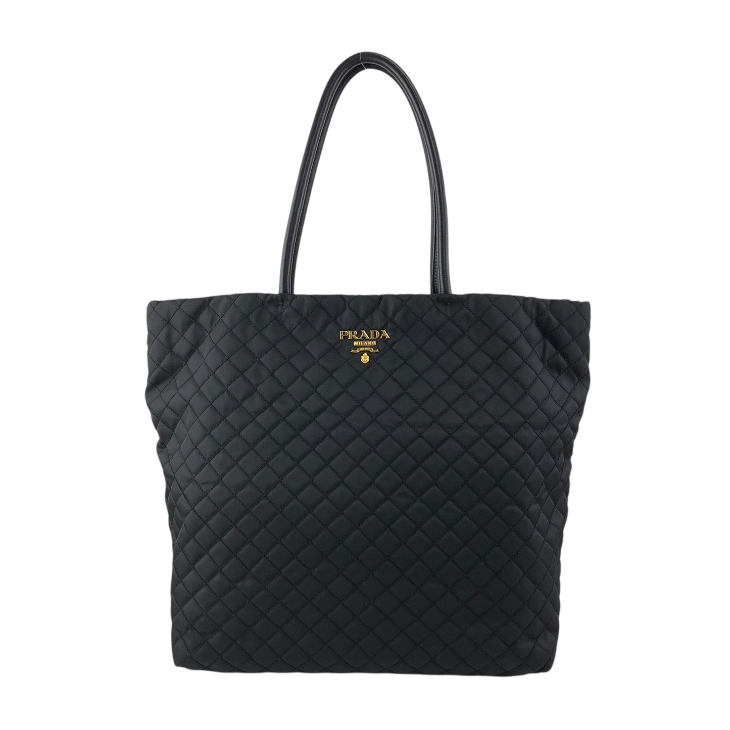 PRADA Logo Totebag Black Vintage eg4mx4