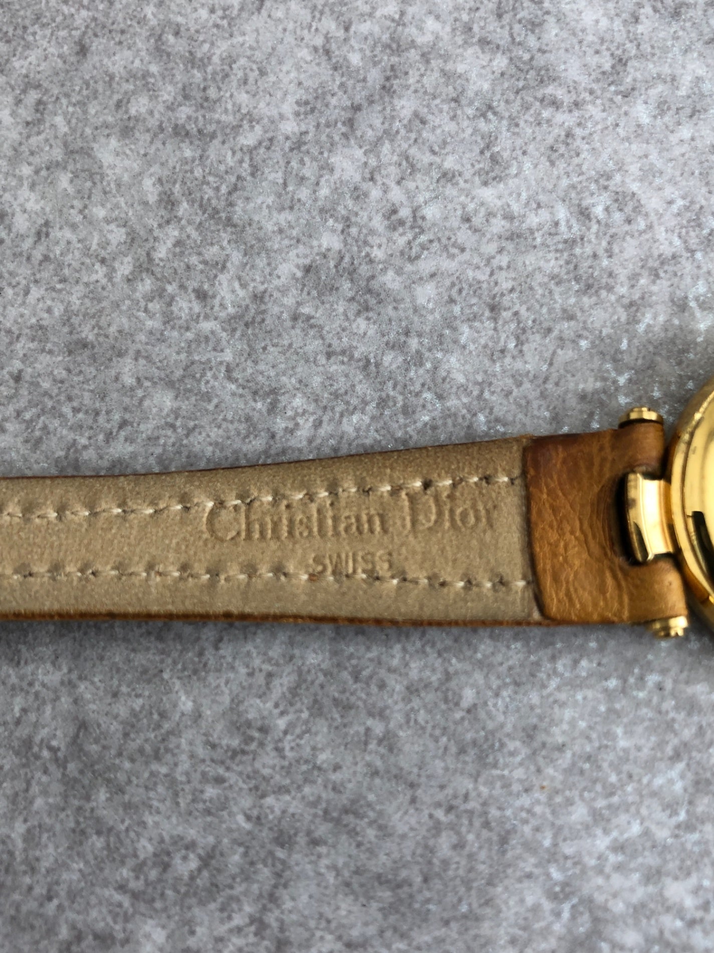 Christian Dior Quartz Watch Brown 3005 Vintage j3tikl