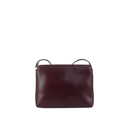 CELINE Triomphe Shoulder bag Bordeaux Vintage a62ugb