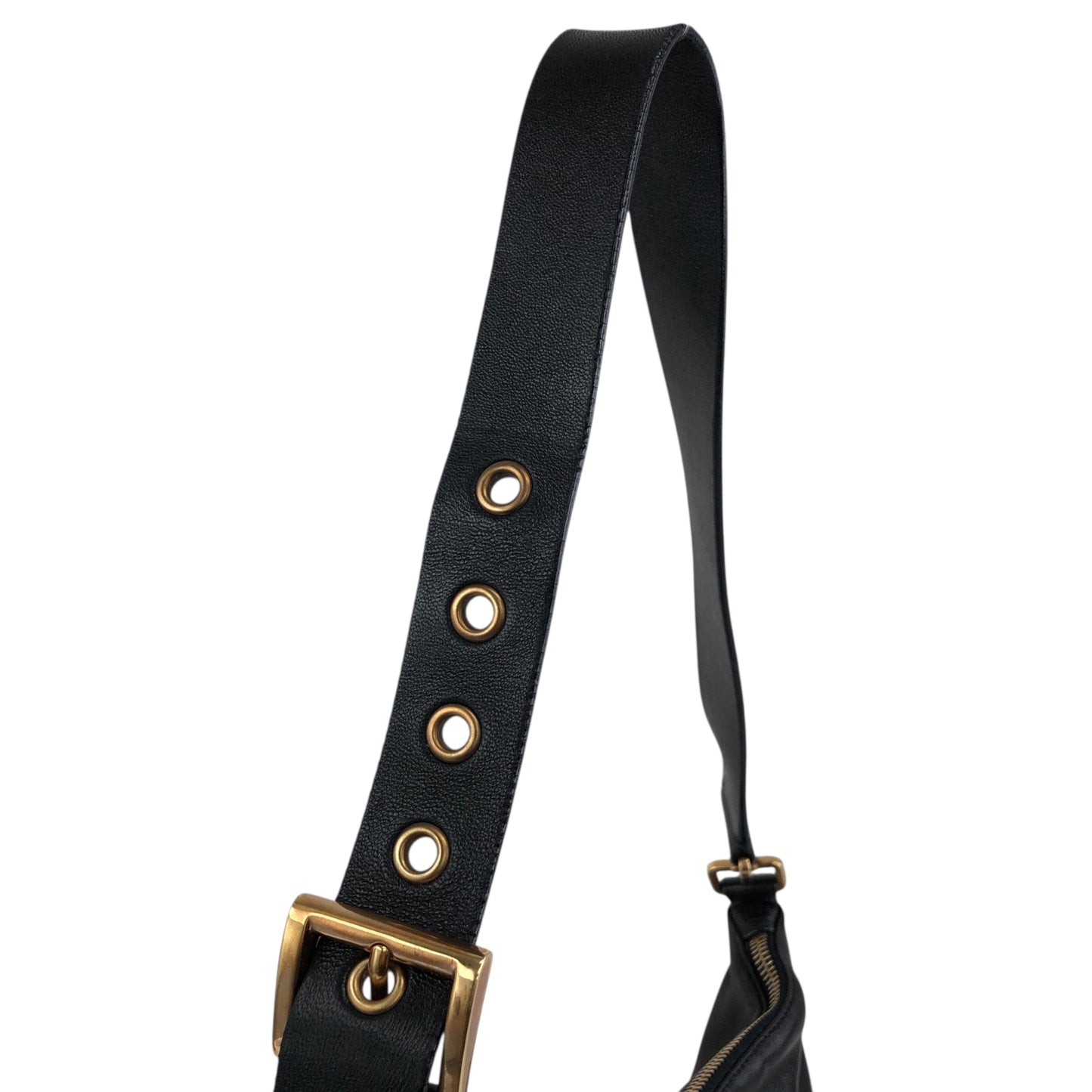 PRADA Shoulder bag Black Vintage chvuhk