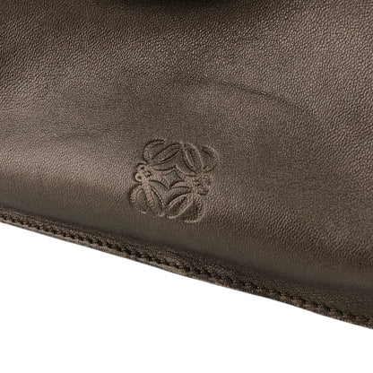 LOEWE Anagram Flamenco Tassel Drawstring Shoulder bag Bronze Vintage 757im3