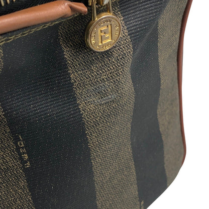 FENDI Pecan Logo Two-way Handbag Shoulder bag Brown Vintage sudkyw