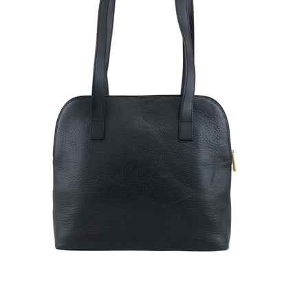 CELINE Toggle Clasp Shoulder bag Totebag Black Vintage hvdkxg