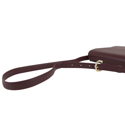 Cartier Logo Shoulder bag Bordeaux Vintage pzxb5v