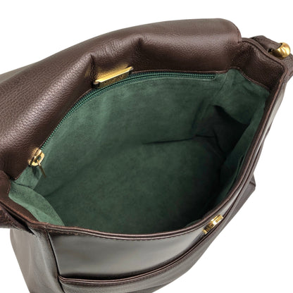 LOEWE Logo Shoulder bag Dark Brown Vintage siikib