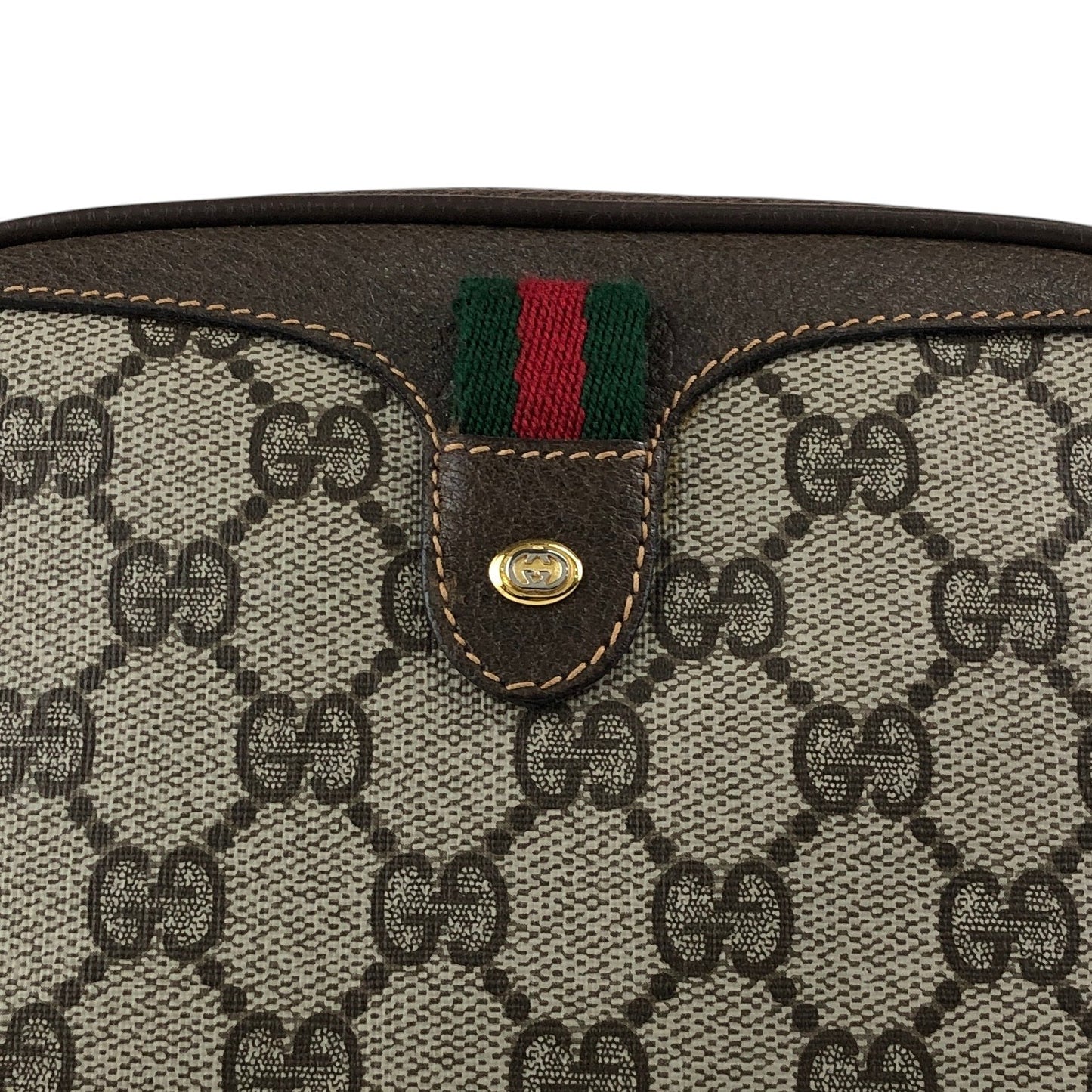 GUCCI Sherry Line Shoulder bag Brown Vintage jvfkhp