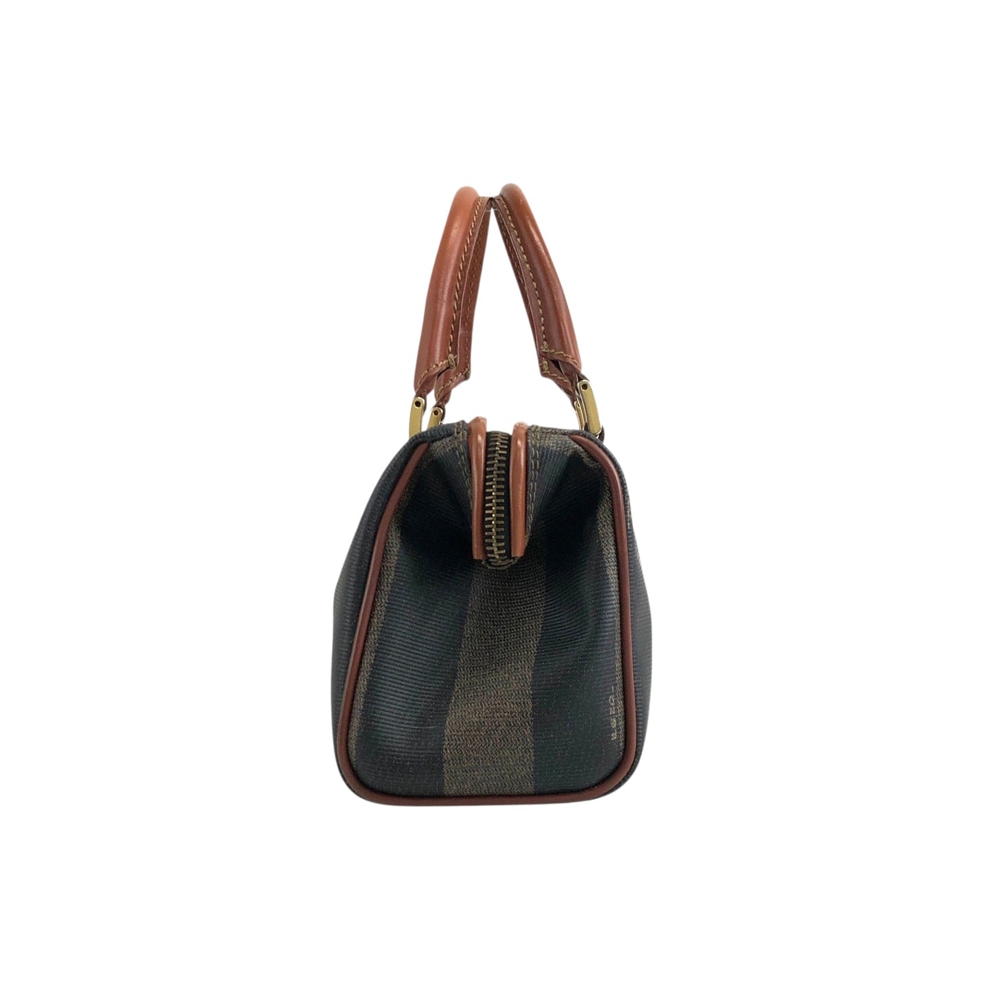 FENDI Pecan Two-way Small Boston bag Shoulder bag Brown Vintage wcnfzp