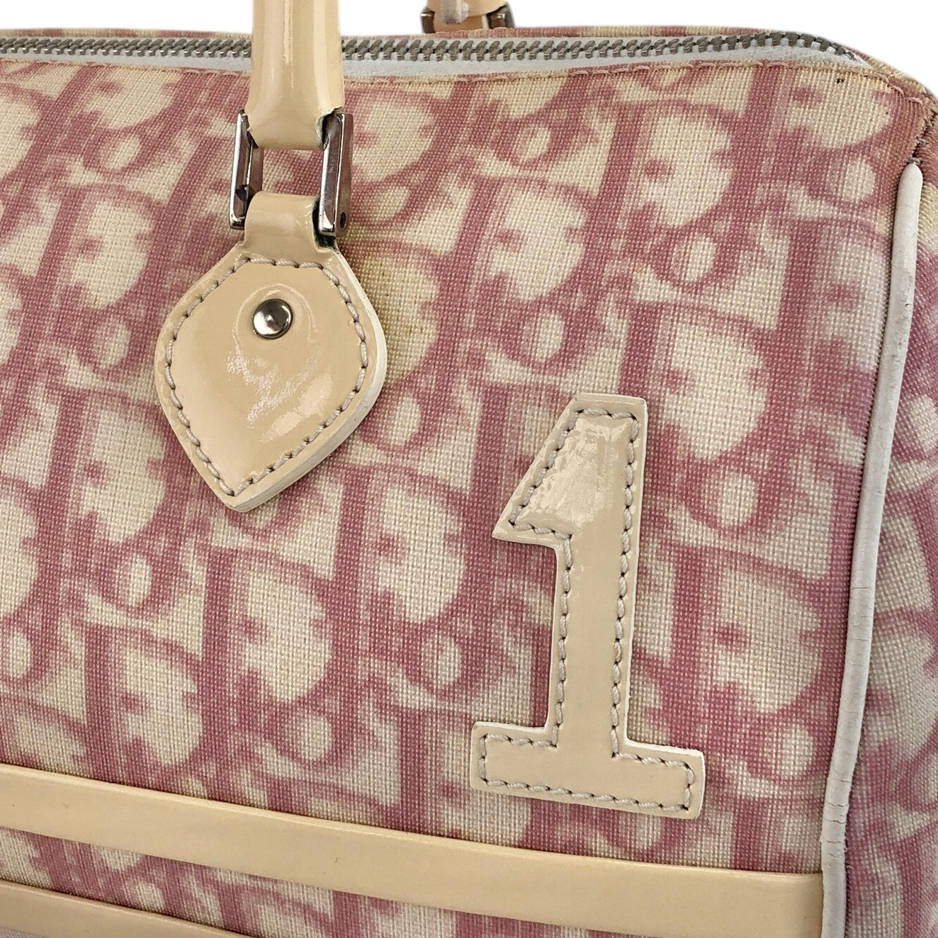Christian Dior Trotter 手提包 波士頓包 粉紅色 復古 hamzbz