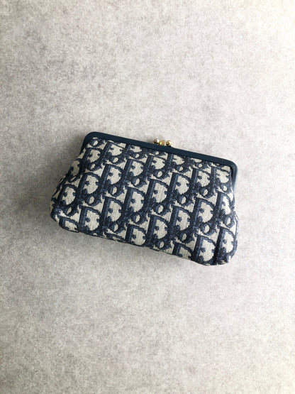 Christian Dior Trotter 手拿包 海軍藍 Vintage 4w7znk