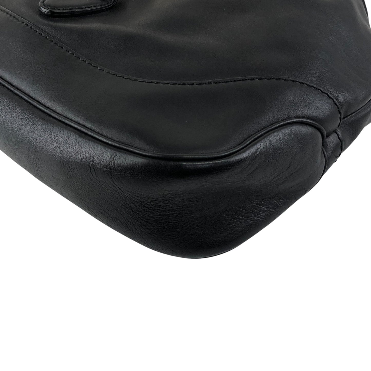 GUCCI Jackie Shoulder bag Black Vintage k7dm3y