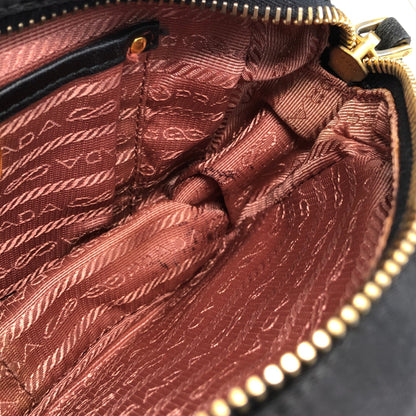 PRADA Logo Small Shoulder bag Black Vintage xg8z8w