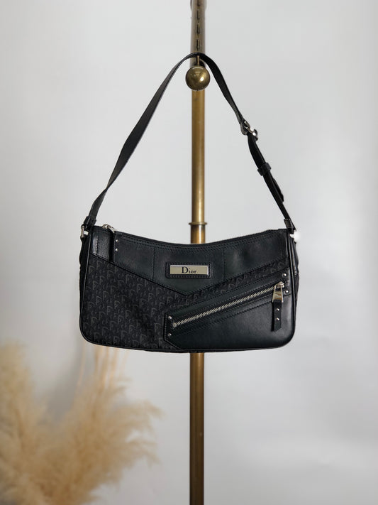 Christian Dior Street Chic Hobobag Shoulder bag Black Vintage ebay4s