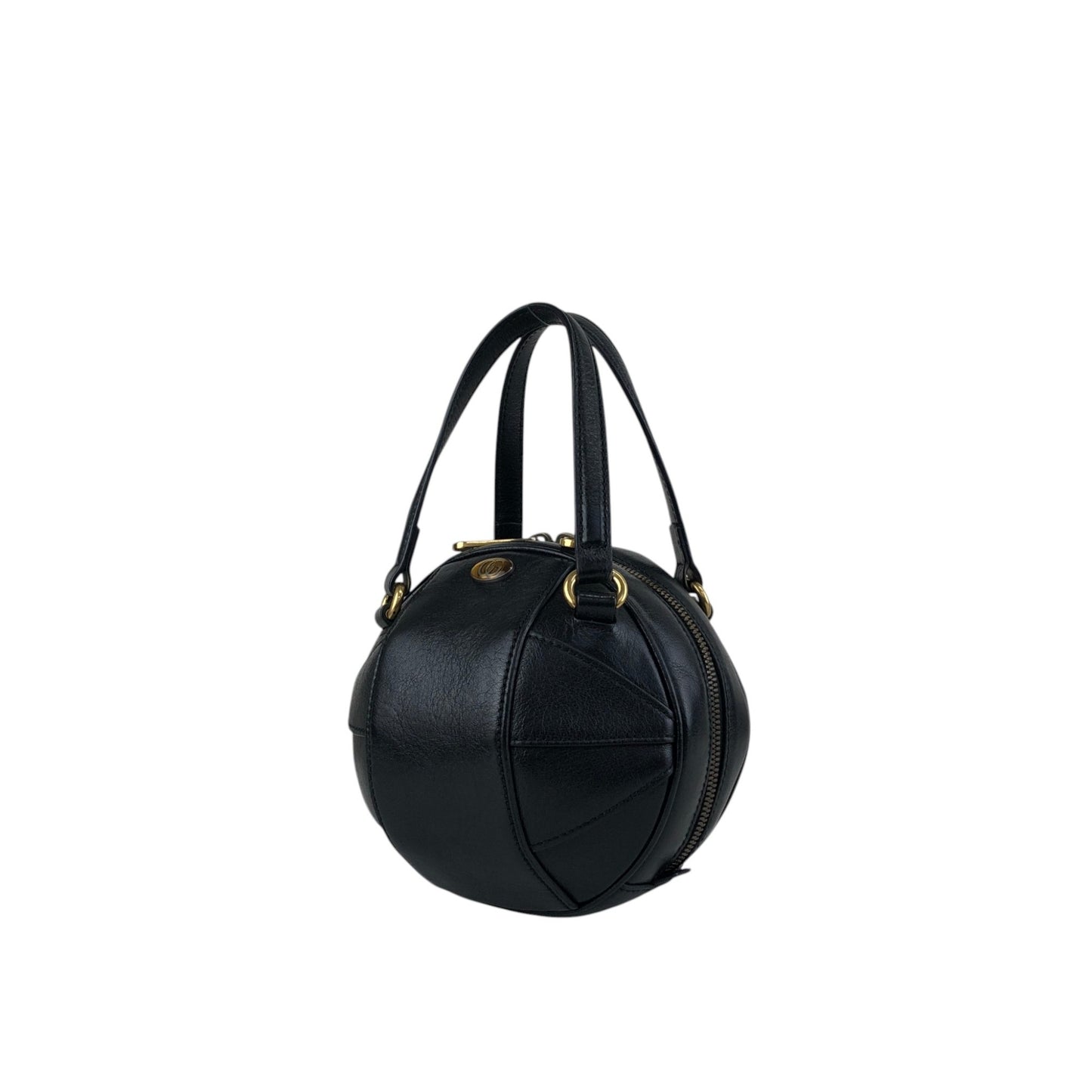 GUCCI GG Logo Shoulder bag Black Vintage ym72ux